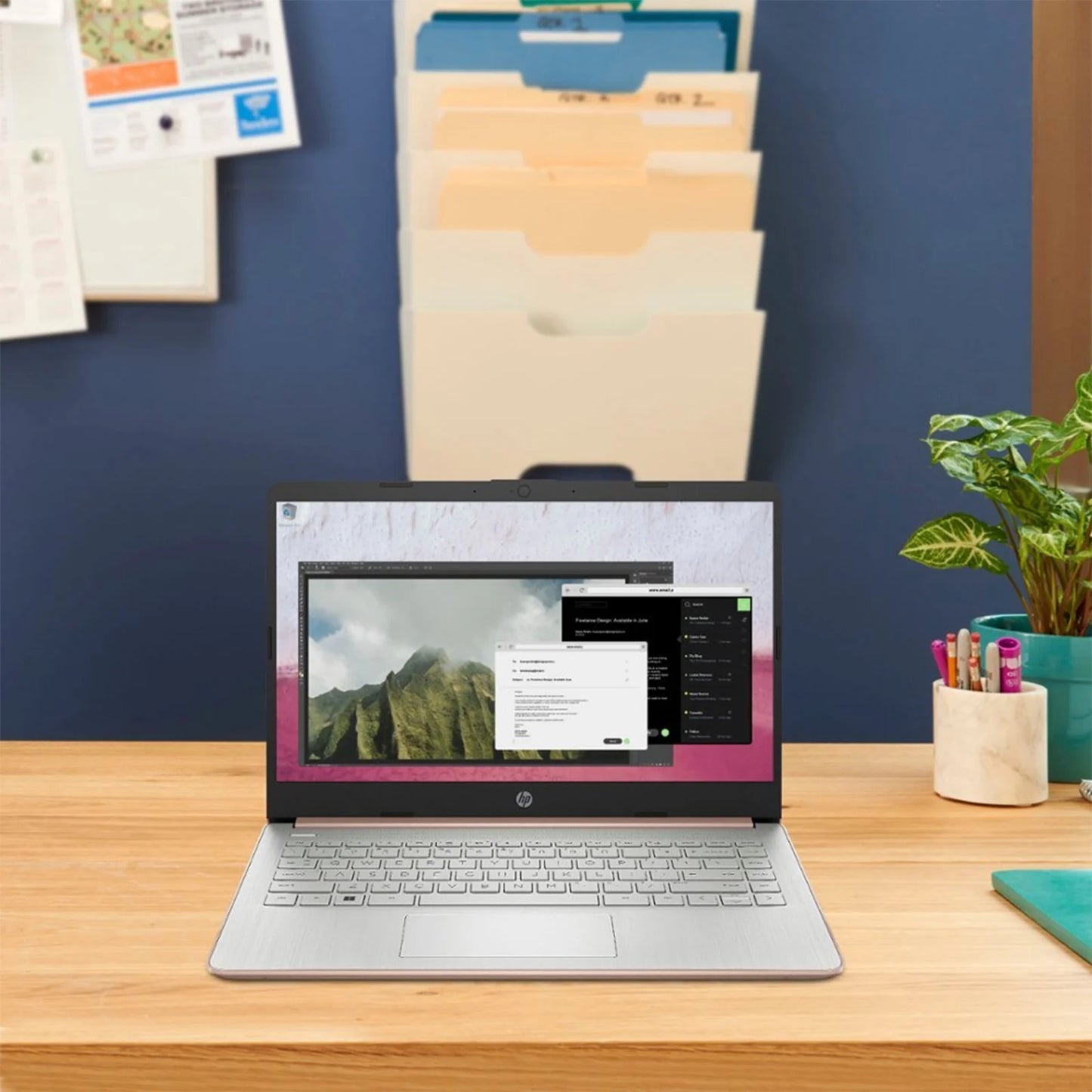 HP Newest14" Business Laptop, Intel Celeron N4120,16GB RAM, 384GB Storage(128GB eMMC+256GB Micro SD),1Year.