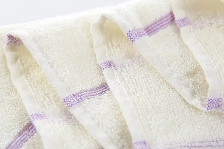 Luxury White Lavender, Purple Bath Towels, for Adults and Children, Christmas Gift, 1Pc