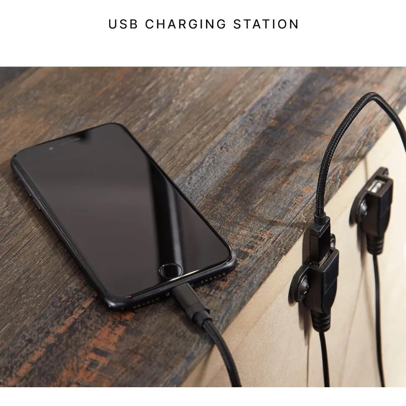 Power Reclining Sofa with Wireless Charging, Water-Repellent