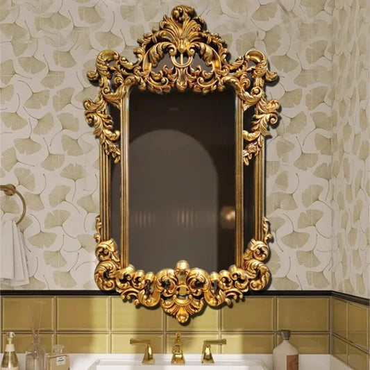 American Retro Bathroom Wall-mounted Fireplace Mirrors