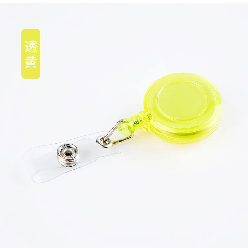 10pcs Retractable Badge Holder Clips for Nurse ID Badge, Reel with Belt Clip Doctor ID Card Chain Clips School Student Office.