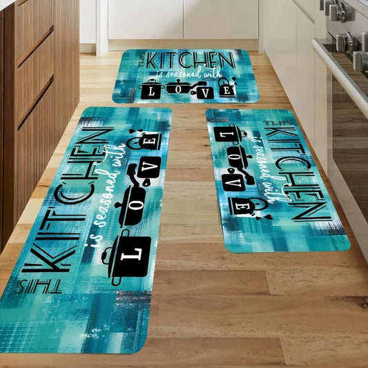 Tapis de sol de cuisine VIKAMA, tapis de porte d'entrée, longs tapis de buanderie, tapis de sol pour couloir et passage, décorations pour la maison.