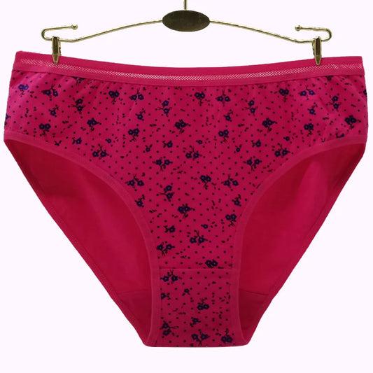 Cotton Panties Plus Size Underwear, Women Briefs, Woman Knickers, Lady Lingerie, Girl intimate High Waist Large Size 6 pcs/lot.