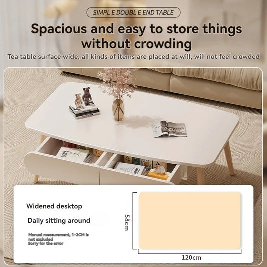 Tea table, modern home, living room, small apartment.