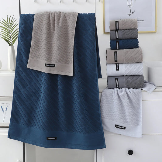 5-Pack Cotton Towel Set, Highly Absorbent, Skin-Friendly Bathroom, Face Washing, Bathing and Traveling