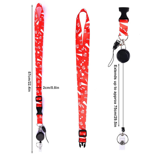 Retractable Lanyard Card Holder Badge Reel, Id Card Holders For All Cruises Ships Necklaces Keychain.