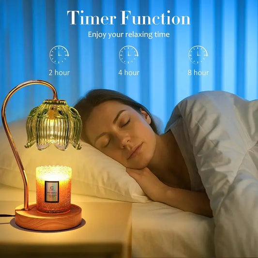 Candle Warmer Lamp, with Timer, Dimmable, Birthday Gifts for Women ,No candles included,