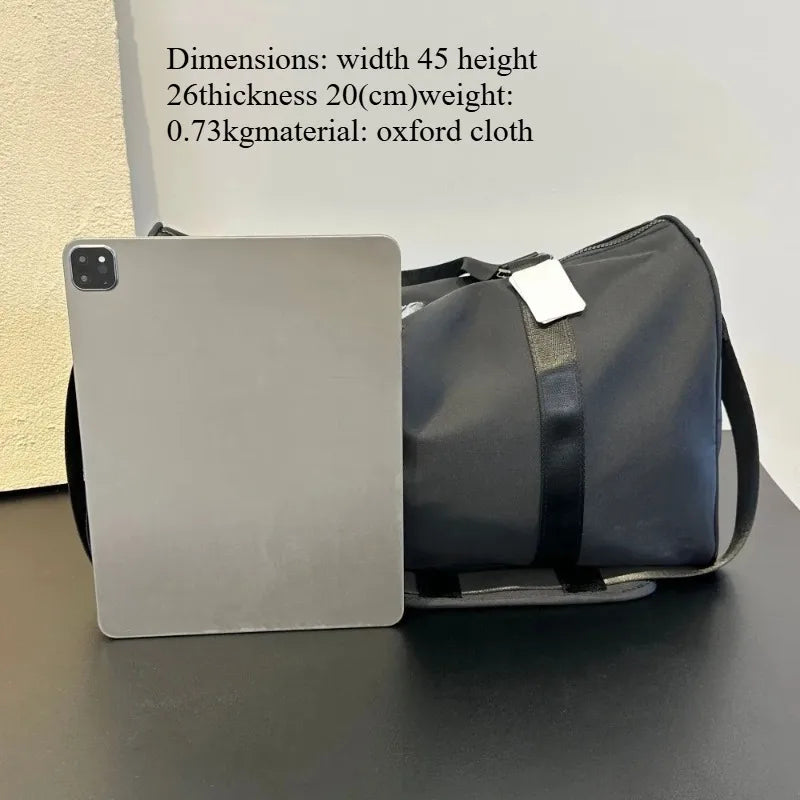 Handbag sports hanging bag, leisure waterproof yoga bag, travel fitness bag, large capacity shoulder bag for business trips.