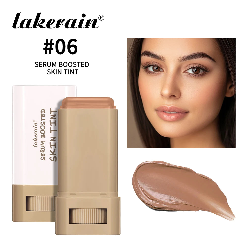 Skin Tint Foundation Stick, Eraser Concealer Foundation Stick Serum Boosted Smooth Plumper Hight Coverage .