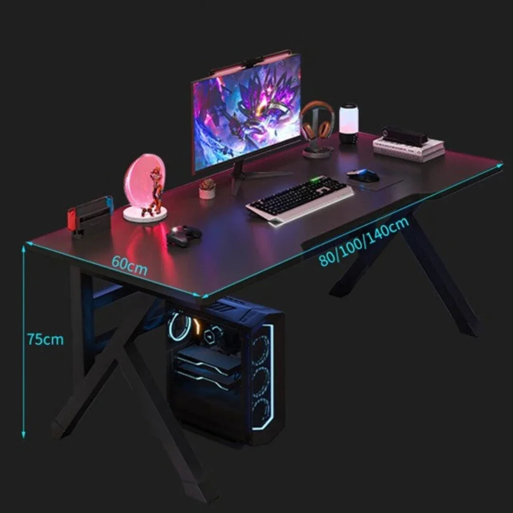 Computer Desk Ergonomic Gaming Table, Double Player