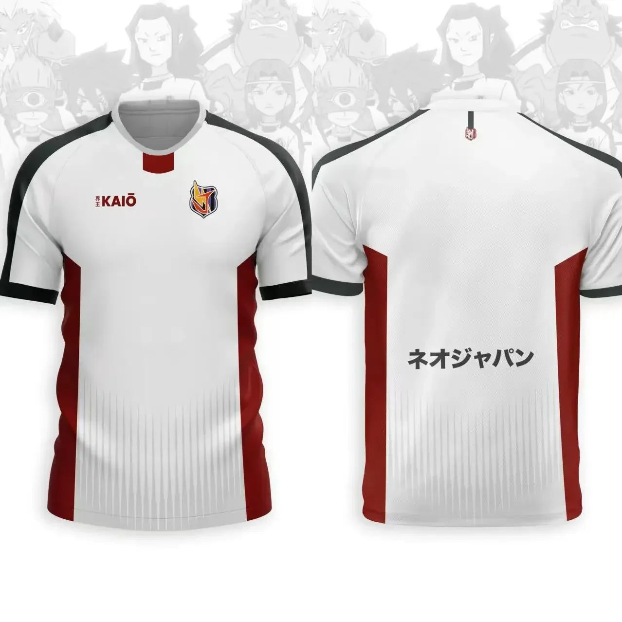 Soccer Anime Jersey Boys Girls Clothes Sports Casual Breathable Quick Dry Oversized Daily Training Tee.