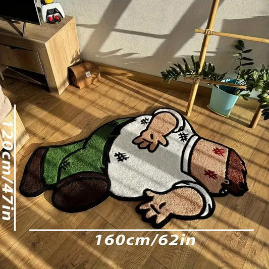 VIKAMA American-Style Cartoon Prone Figure Carpet.