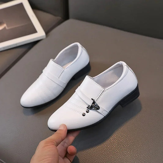 Spring, Autumn Shoes for Boys, Fashion Versatile Casual Slip-on Shoes for School, Formal ,Performance.