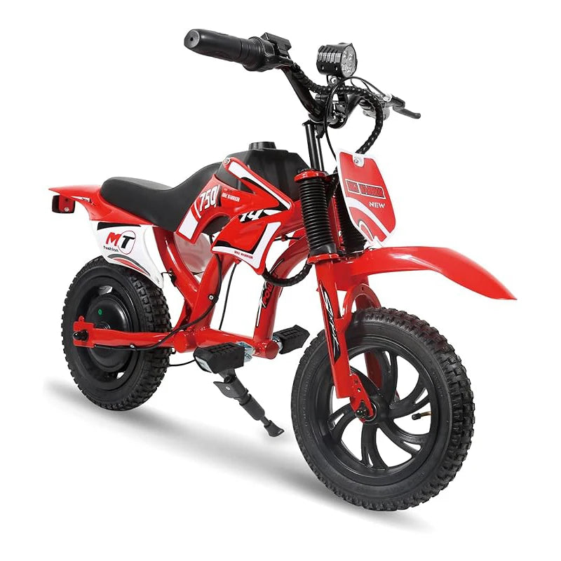 25V Electric Dirt Bike, 200W Electric Motorcycle, Up to 10MPH & 7 Miles Long Range, 3-Speed Modes for Kids Ages 3-10.