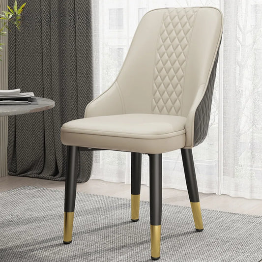 Cushion Beautiful Dining Chairs, Modern Metal Ergonomic Unique Home Decoration