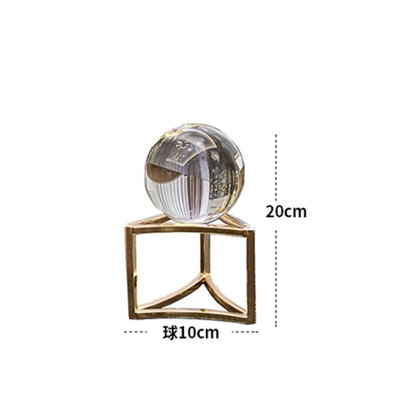 Crystal Ball Decoration Living Room Wine Cabinet Decoration