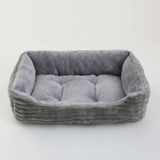 Bed for Dog, Cat, Pet Plush Kennel, Medium, Small Dog Sofa Bed Cushion, Pet Calming Dog Bed .