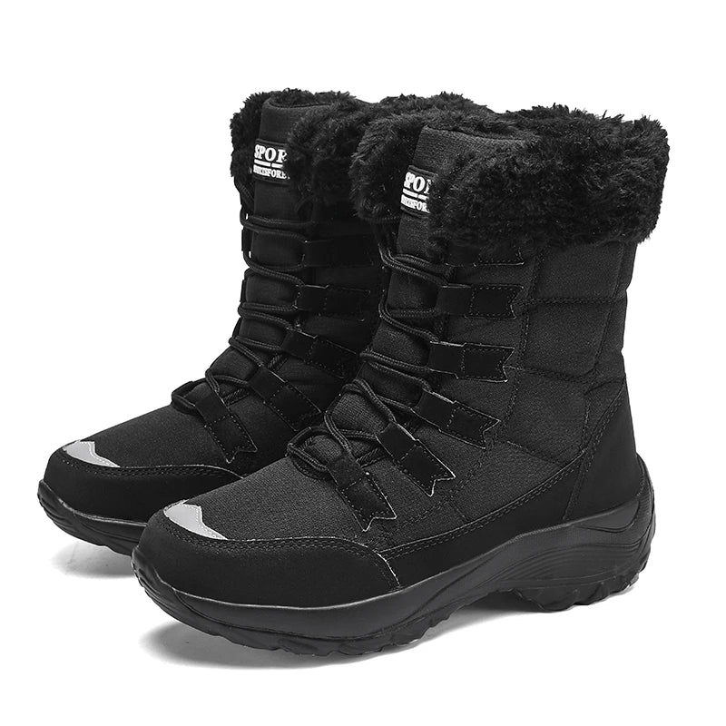 Women's Winter Keep Warm Mid-Calf, Waterproof Boots High Quality Non-slip Boots for Winter