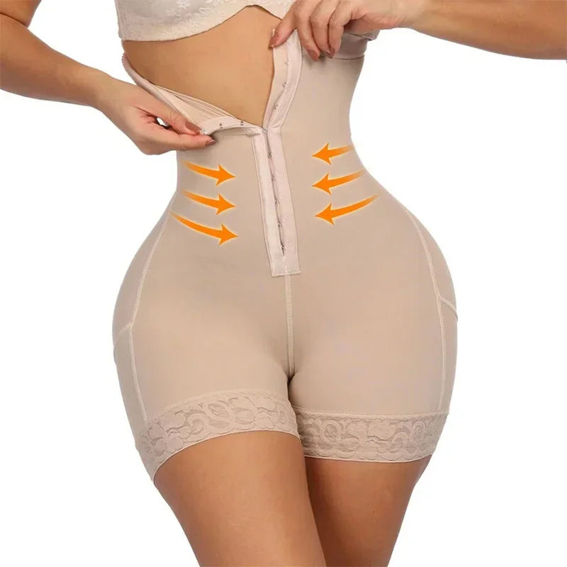 Fajas Colombian Butt Lifter Shapewear High Waist Tummy Control Panties.