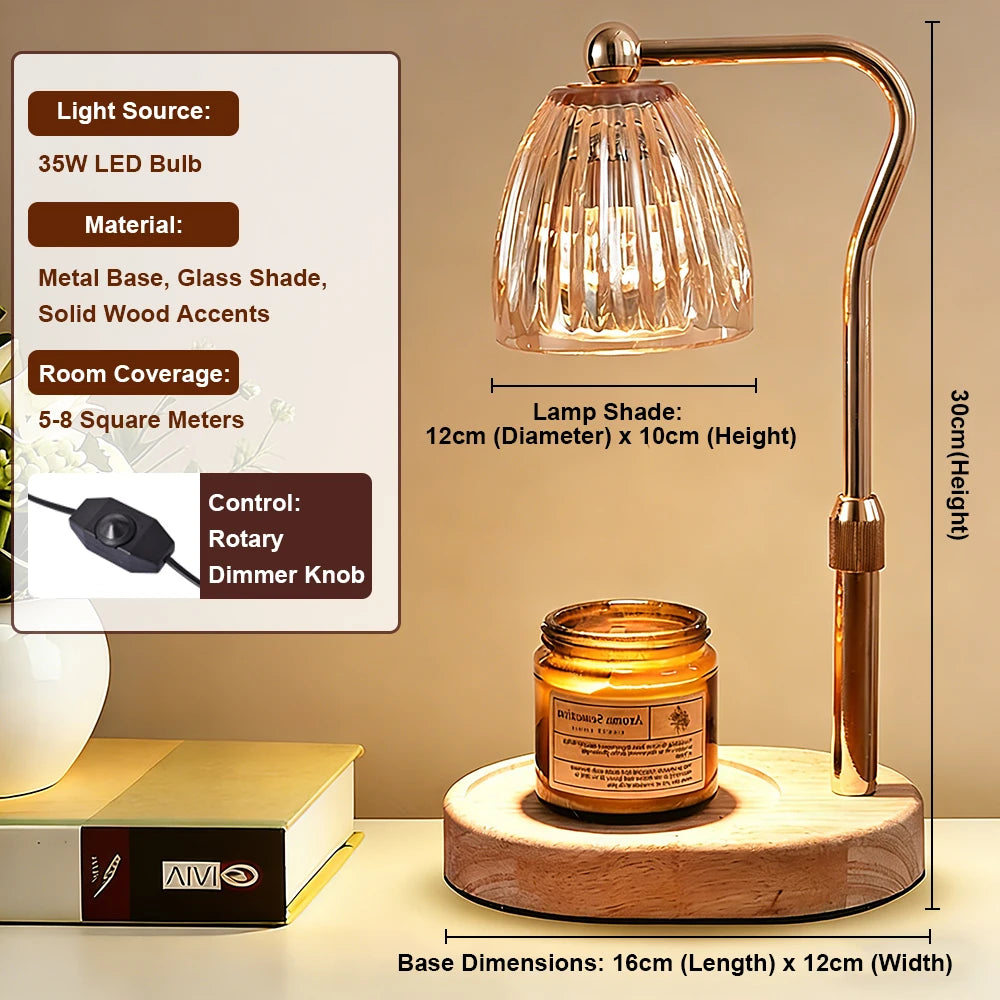 35W Candle Warmer Lamp, Aromatherapy ,Heating Lamp for Romantic Atmosphere.