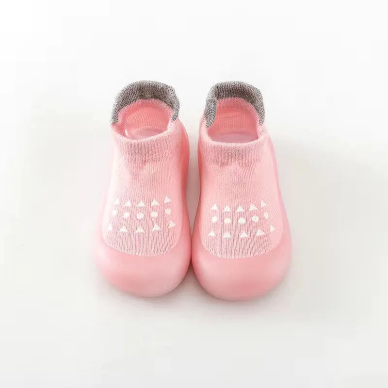 Summer New Combed Cotton Anti slip and Breathable Children Soft Sole Shoes.