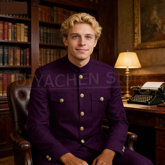 Elegante para hombre, dos bolsillos, cruzado, formal, informal, a medida.