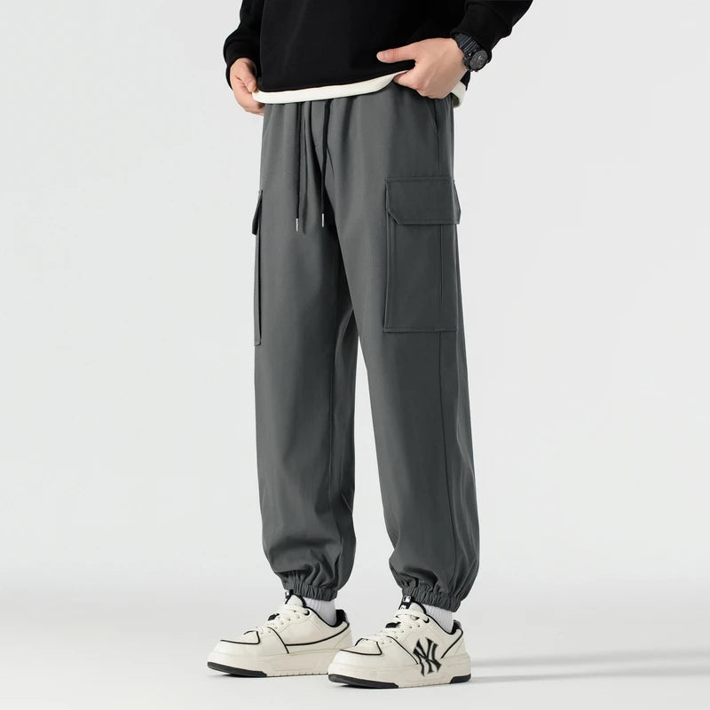 Casual pants spring and autumn tight-fitting windproof and waterproof