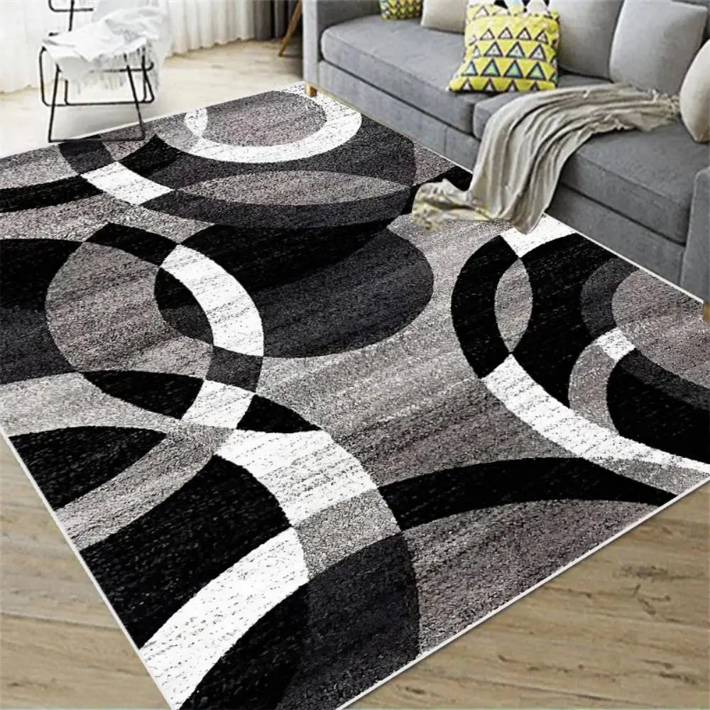 VIKAMA Nordic Abstract Carpet, Living Room, Bedroom, Kitchen, Dining Room Floor.