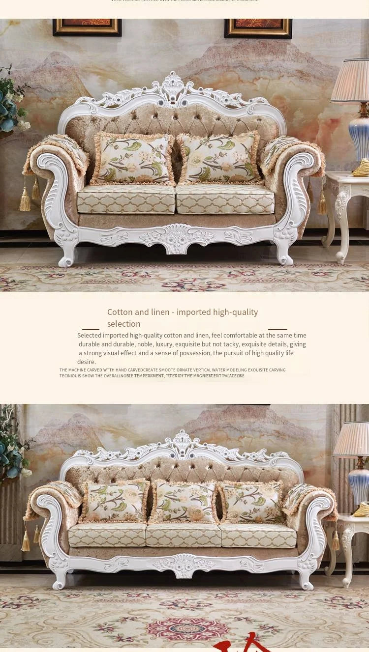 Light Luxury Fabric Sofa 1+2+3 Seaters.