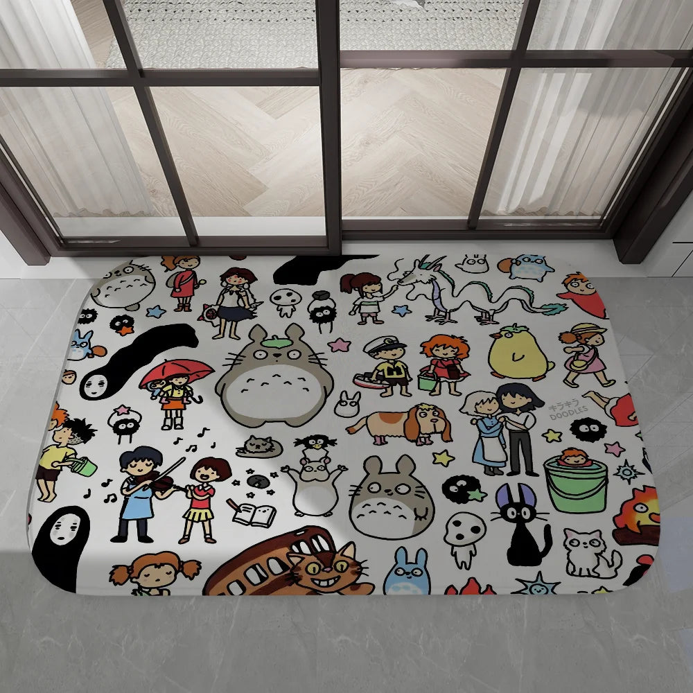 Floor Mat Non-Slip Laundry Room Mat, Balcony, Child, Living Room, Bedside