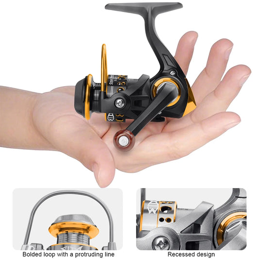 Professional fishing accessories, all metal spinning wheel ice fishing, raft fishing ,500 type fishing.