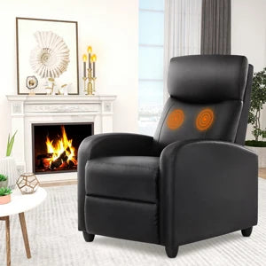 Recliner Chair Massage Sofa Lumbar Support Seat Living Room