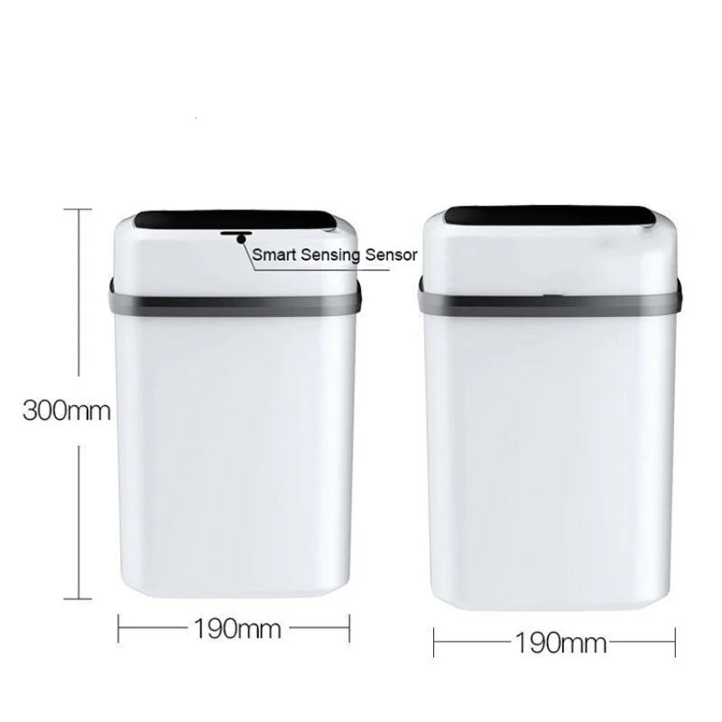 13L Bathroom Touch, In The Toilet Garbage Bucket, Smart Trash Can.