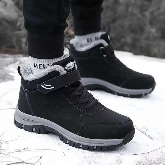 Winter velvet men shoes, Top Quality Casual Waterproof boots.