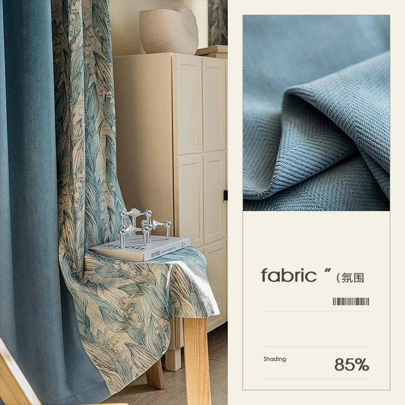 Rideaux pour Salon Chambre à Coucher, Rideaux Occultants à Chevrons en Chenille Beige, Isolation Thermique pour la Maison