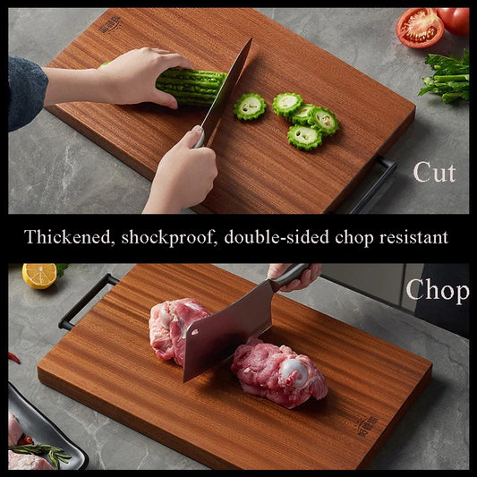 Wood Cutting Board Ebony Cutting Board, Antibacterial No Paint No Wax