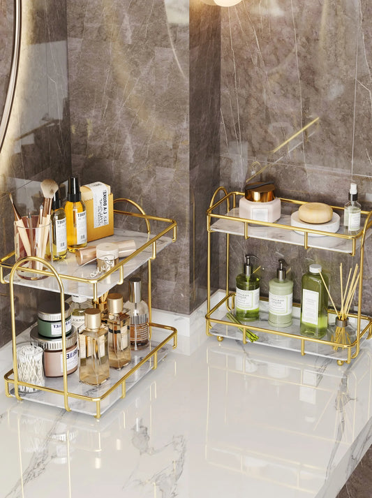 Bathroom toilet wall hanging luxury desktop storage