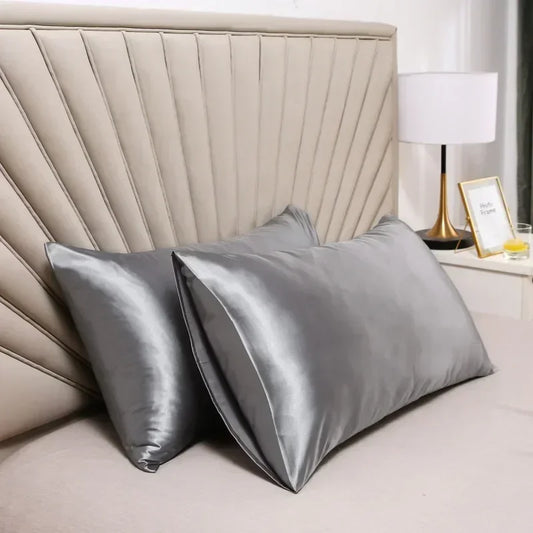100% Silk Pillowcase Silky Satin Comfortable Pillow Covers.