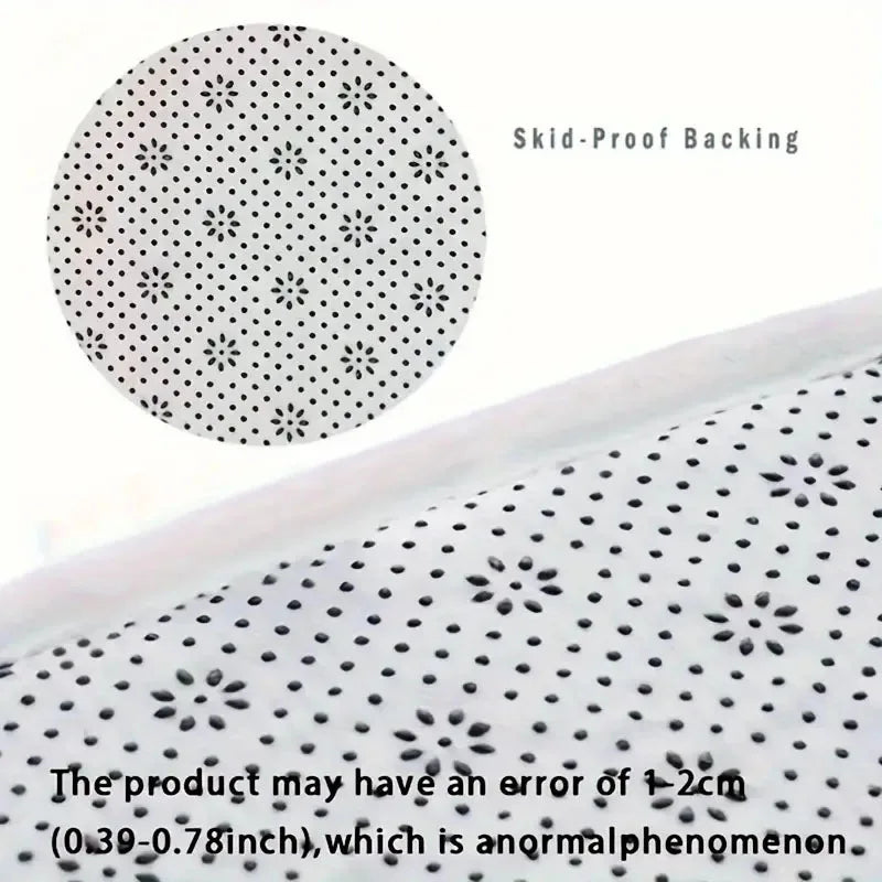 VIKAMA Trendy Retro Car Floor Mat - Wool-Like Fabric Cushion Bedside Rug, Anti-Slip Pad.