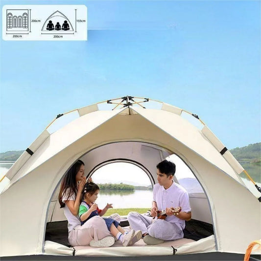 Automatic Quick-opening Tent, Outdoor, Travel, Camping, Two doors and two windows