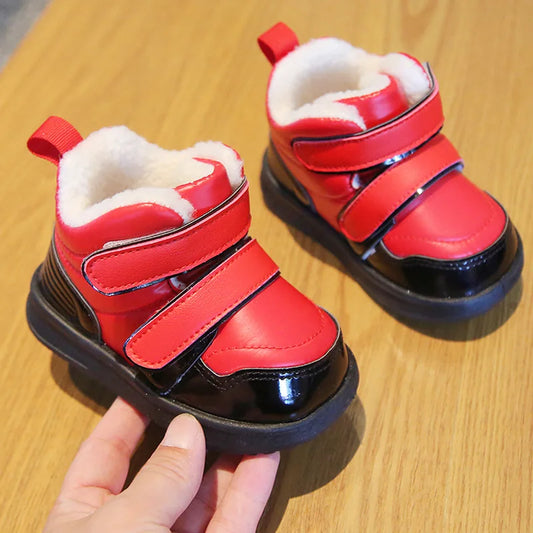 Kids Boots, Boys Shoes, Fashion Warm Girls Sneakers, Baby Short Boots.