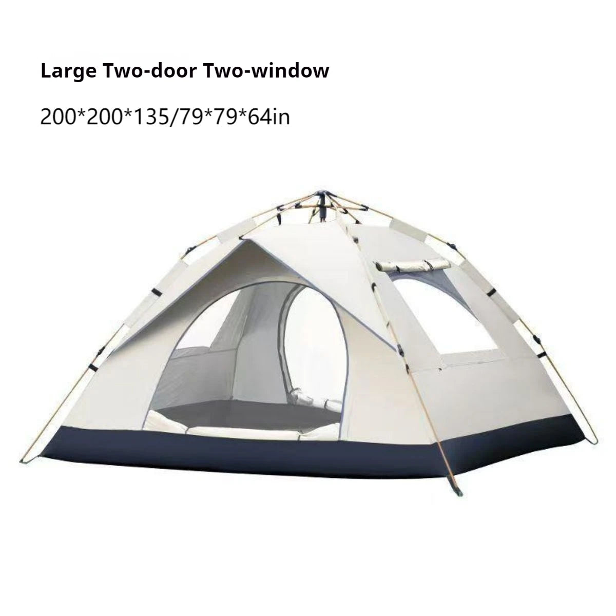 Automatic Quick-opening Tent, Outdoor, Travel, Camping, Two doors and two windows