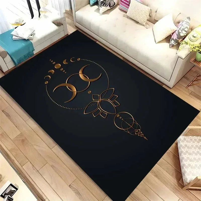 Tarot Pattern Floor Mats, Door Decoration, Home Living Room