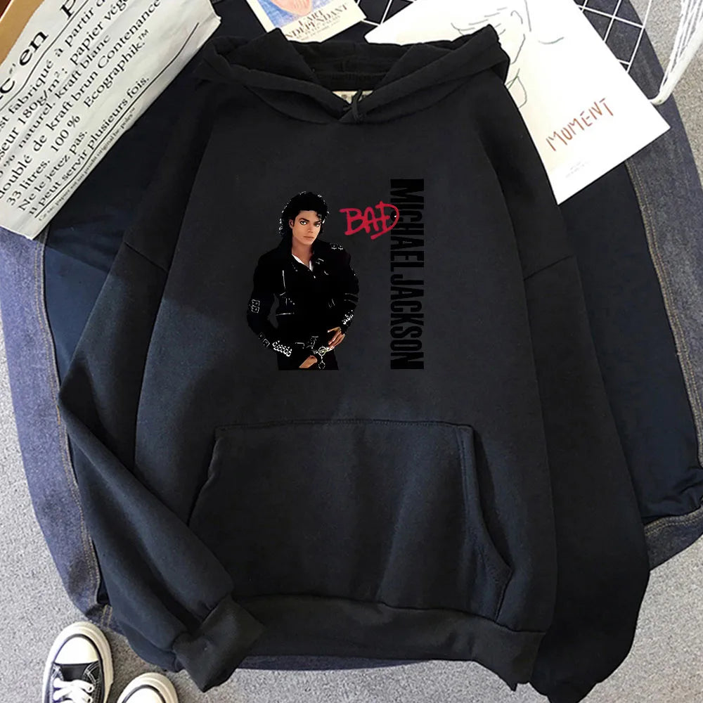 Michael Jackson Graphic Hoodies, Long-sleeved Fashion Sweatshirts for, Boys/girls Unisex Graphic Printing.