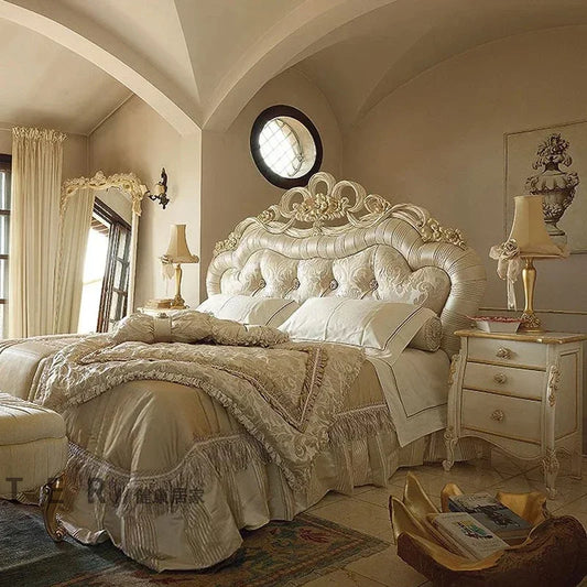 Double headboard frames and bed bases180x200cm luxury king size Bed