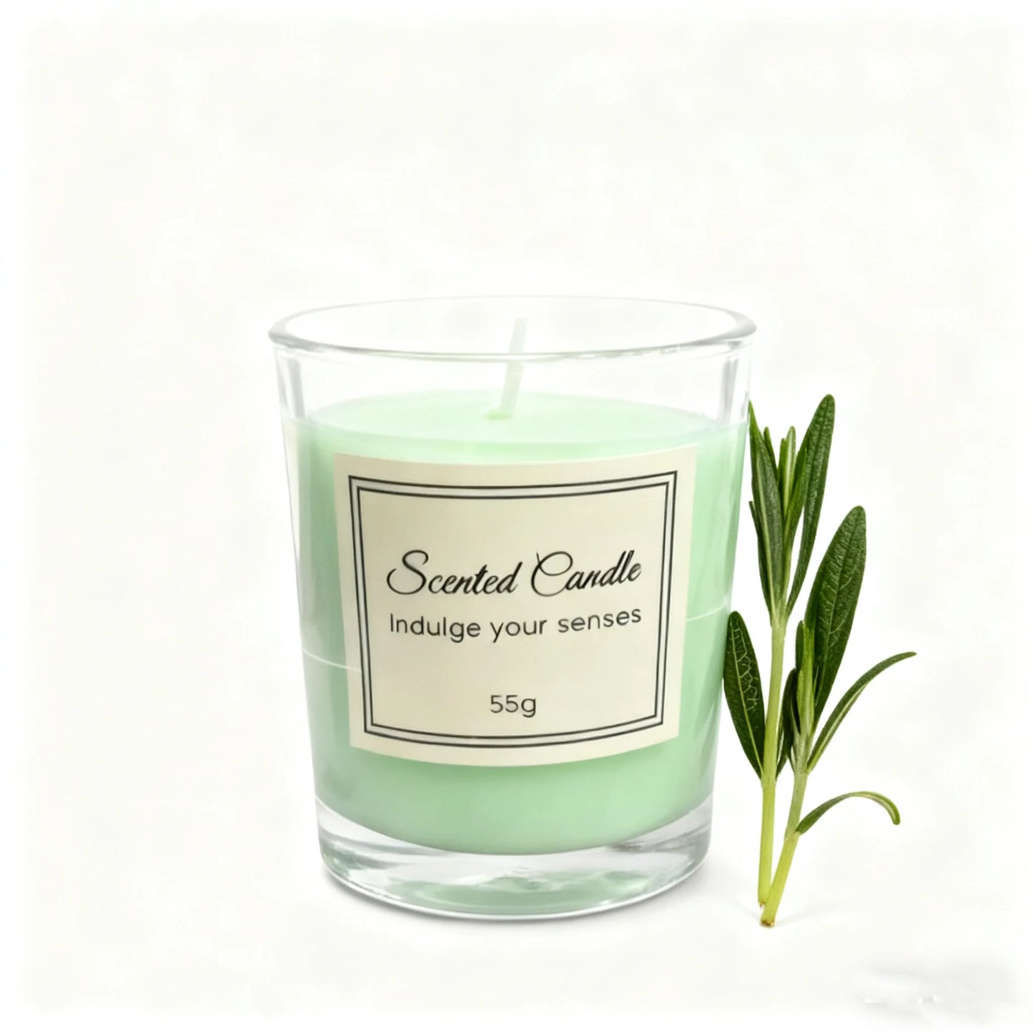 Glass Cup Aromatherapy Candle, Premium Gift Box Glass Handmade, Soy Wax Smokeless.