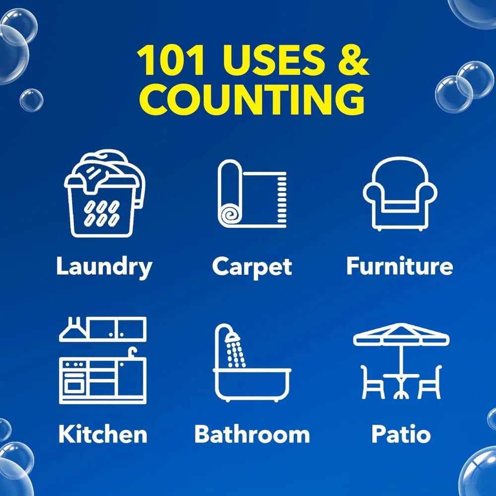 Professional Powder Laundry Detergent & Oxygen Stain Remover Bundle - 155 Loads, Commercial Grade for Hospitality, Healthcare.