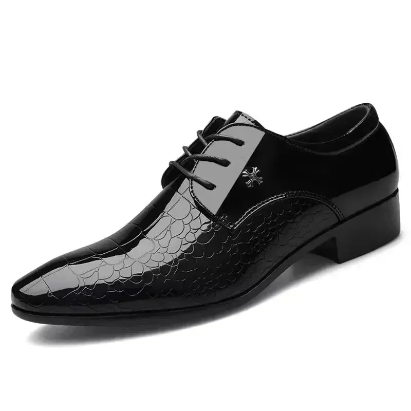 Pointed Toe Dress Plus Size Shoes, Newest Italian Oxford Shoes for Men.