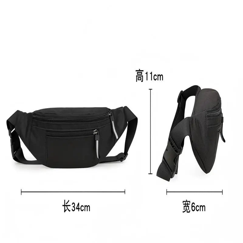 Sports Fanny Pack – Large Crossbody Bag for Running, Travel & Workout
