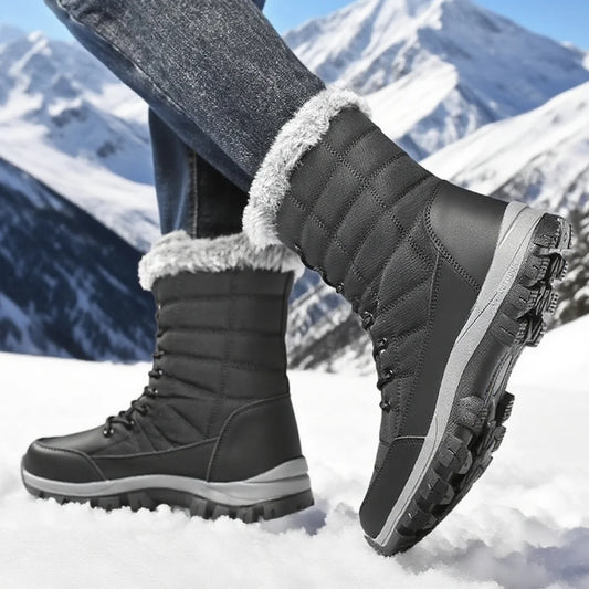 Winter Boots For Men Rubber Boots Keep Warm waterproof Snow Boots